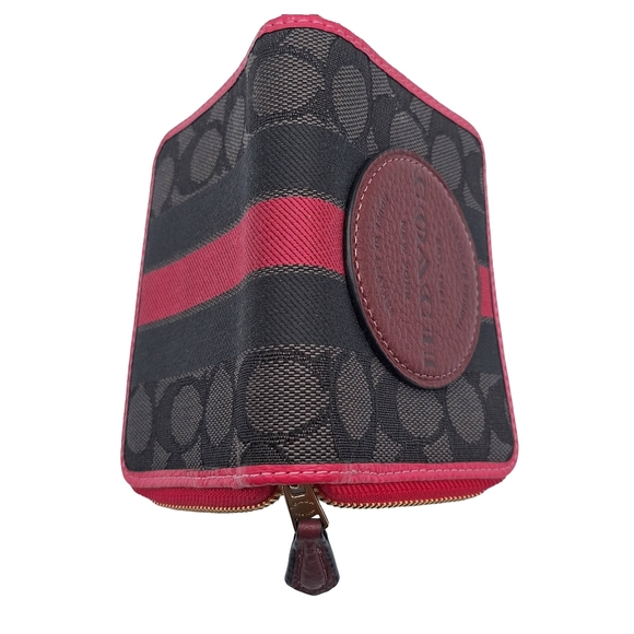 Coach Dempsey Patch Gallery Wristlet Pouch & Zip Around Wallet Bundle - 2 Pieces - Picture 13 of 16